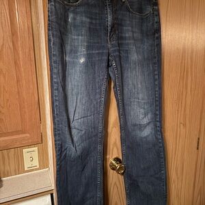 Levi's Dark Blue Straight Jeans